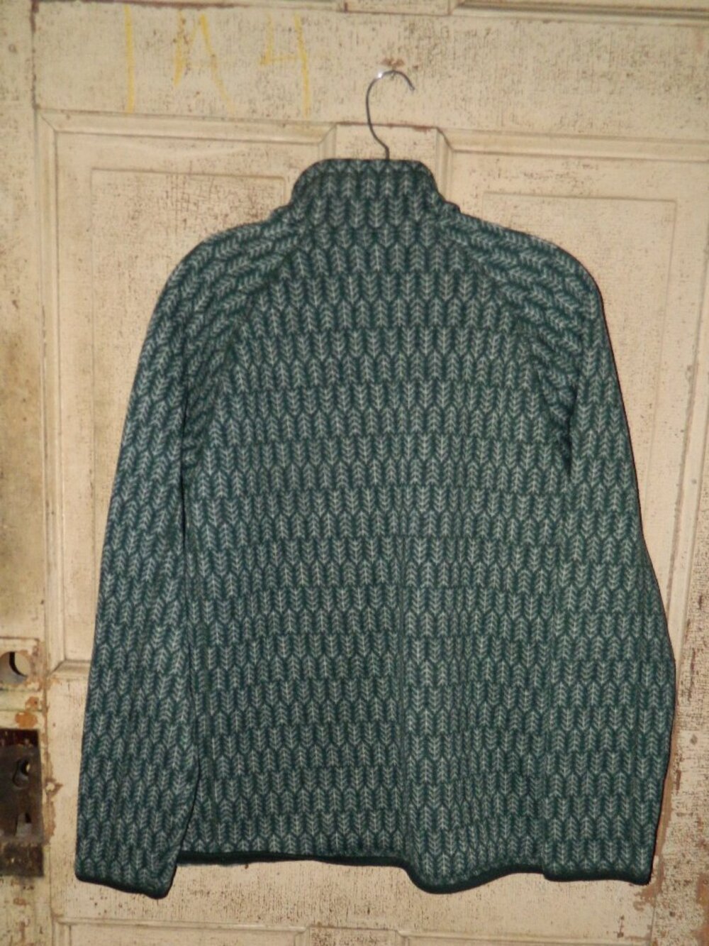 Patagonia Better Sweater Pullover Green Pine Northern Fleece Rare Sz L - Picture 5 of 5